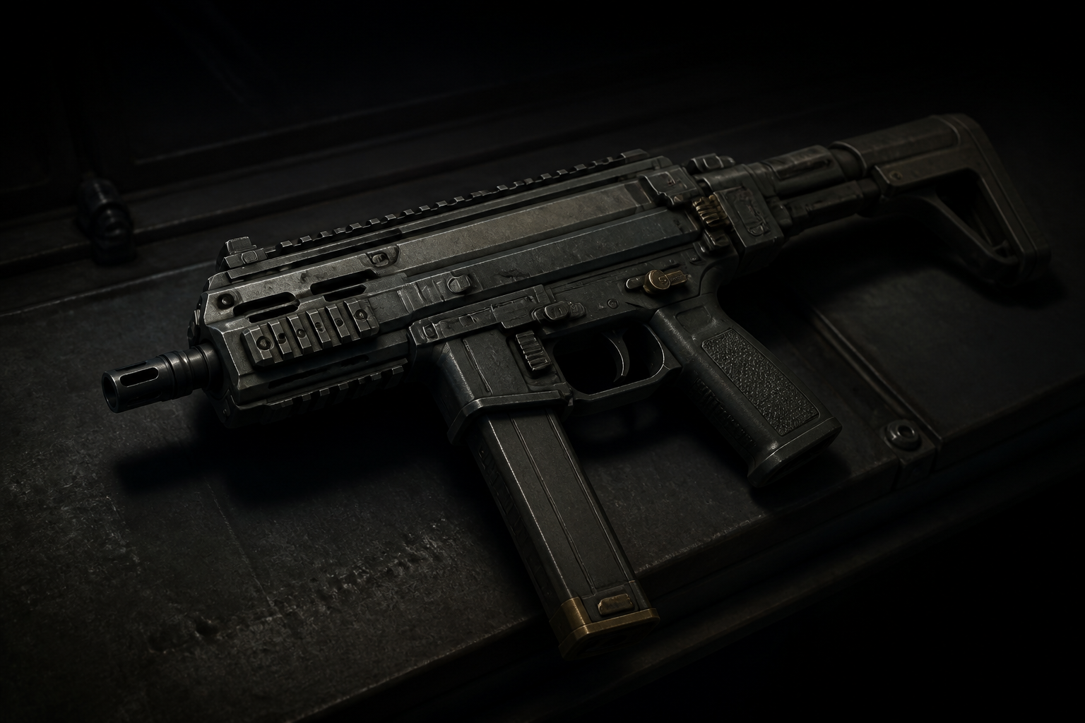 Thumbnail of the default close-quarters gun